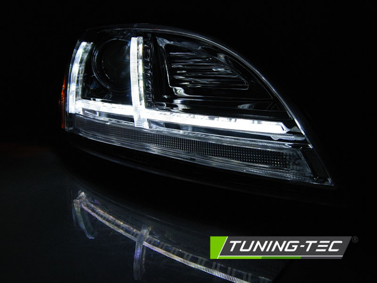 XENON LED Tagfahrlicht Scheinwerfer für Audi TT 8J 10-14 chrom mit Kurvenlicht
